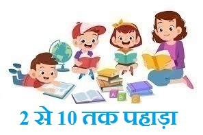 2 se 10 Tak Table in Hindi